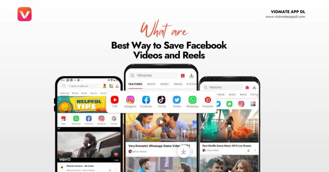 How to download Facebook Video & Reel with Vidmate